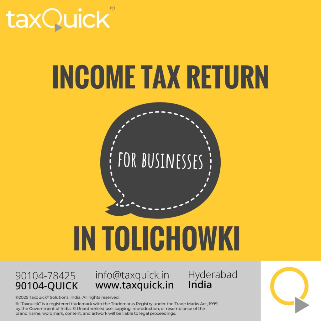TaxQuick Tax Services — GST ITR Trademark Registration Hyderabad