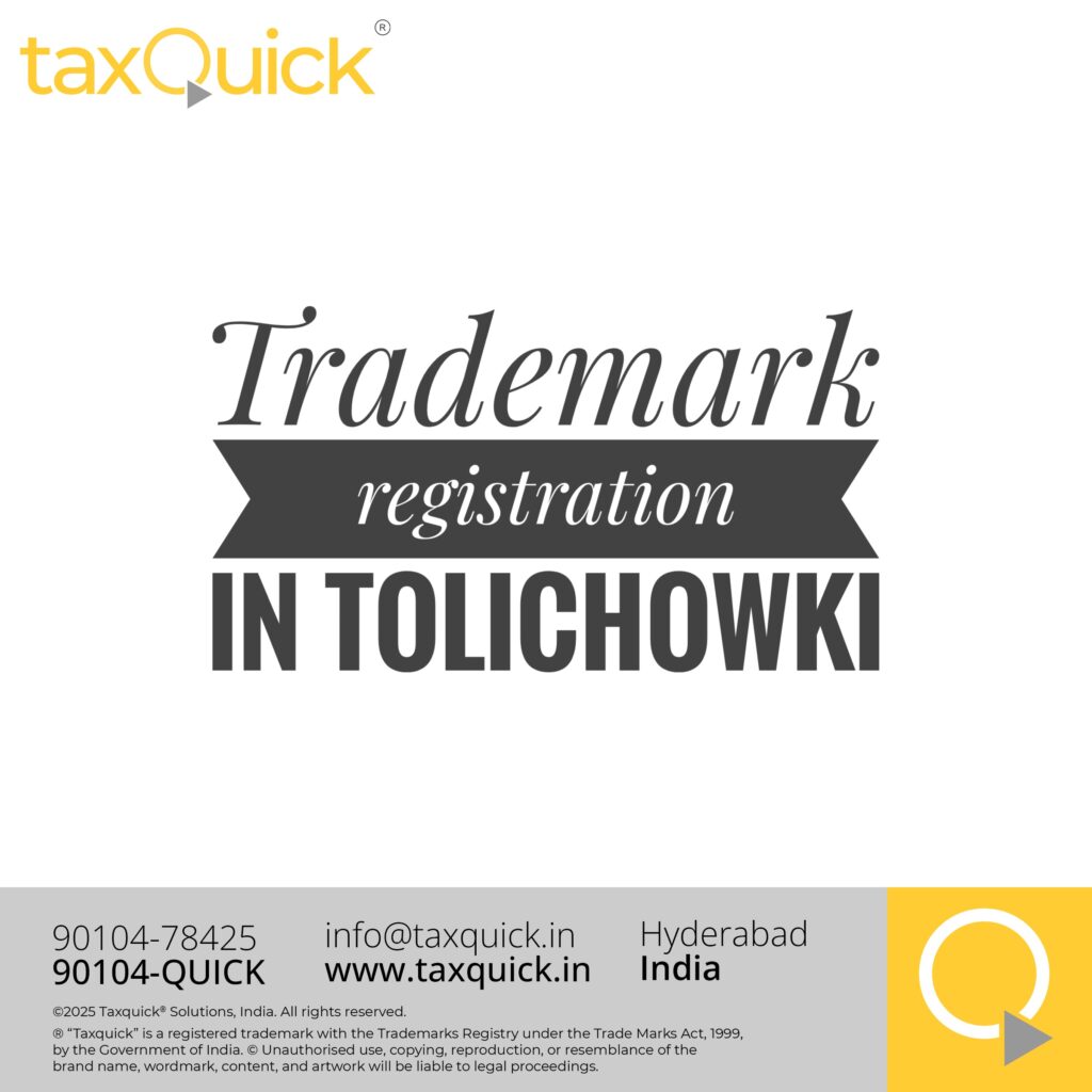 TaxQuick Tax Services — GST ITR Trademark Registration Hyderabad